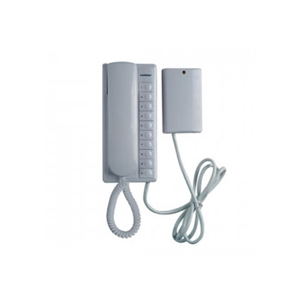 Intercomunicador Commax TP-10KP con 10 botones, función de voceo