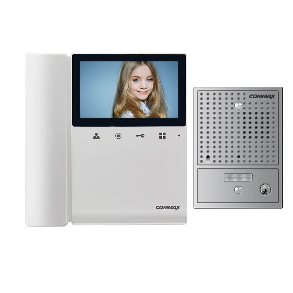 Kit de Video portero Commax: Monitor CDV-43K y Cámara DRC-4CGN2