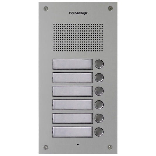 Botonera Commax DR-6UM(M) con 6 botones, tamaño mediano