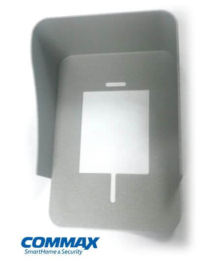 Protector metálico Commax, para estaciones de puerta o controles de acceso