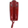 Teléfono de pared rojo con función de LINEA CALIENTE – HOT LINE Viking K-1900W-2