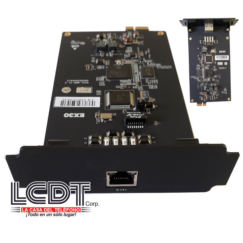 Yeastar EX30 – Tarjeta de ampliación con 1 puerto E1/T1/PRI para S100 y S300