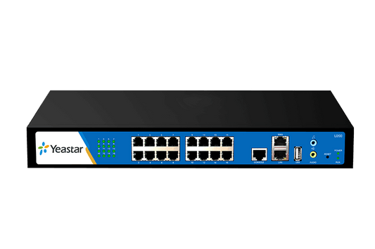 MyPBX U200 - 200 usuarios/ 50 llamadas; 16 FXO / FXS; 8 GSM; USB
