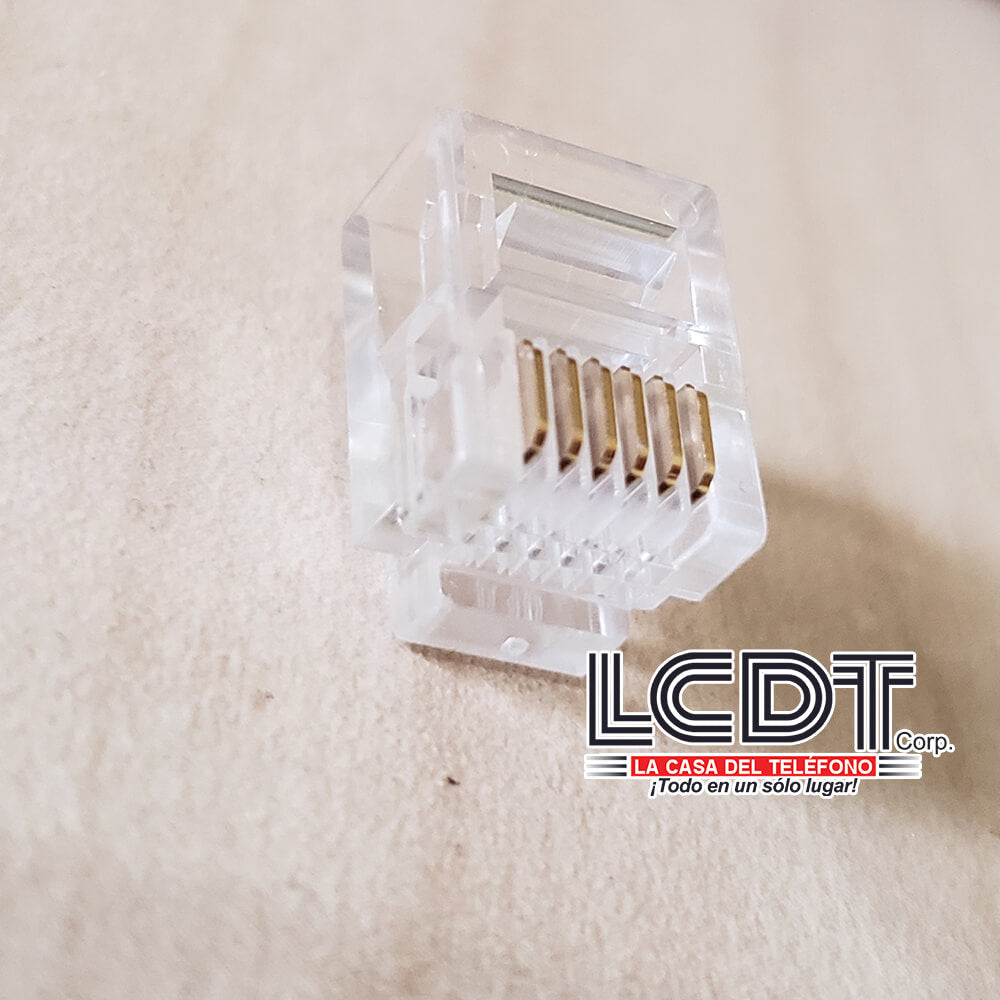 Plug modular RJ12, 6P6C - LCDT NMP66