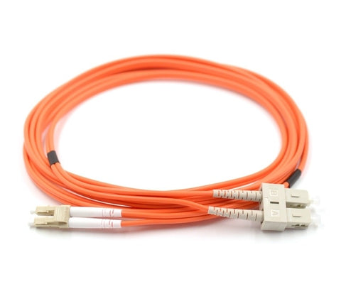 Cable de fibra óptica multimodo SC/UPC a LC/UPC dúplex de 2M