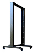 Rack abierto de 2 postes 27U con ruedas – LCDT NR21A-27