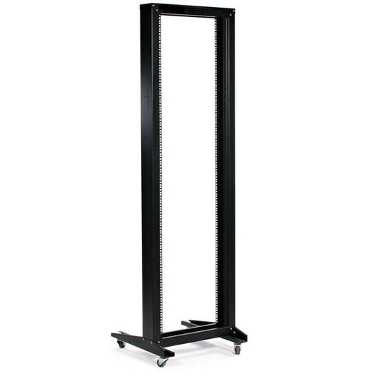 Rack abierto de 2 postes 42U con ruedas – LCDT NR21A-42