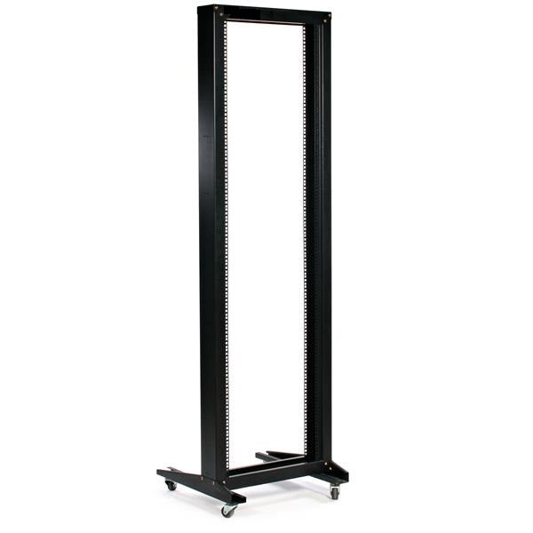 Rack abierto de 2 postes 42U con ruedas – LCDT NR21A-42