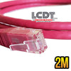 Patch Cord UTP CAT6 Rojo de 2M - LCDT CPU6B13R02