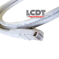 Patch Cord UTP CAT6 Blanco de 1M - LCDT CPU6B13W01