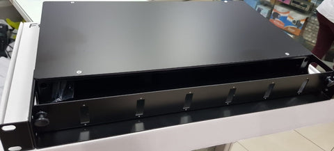 Panel de 6 puertos para fibra óptica, SC, dúplex - LCDT FRP2212SCB
