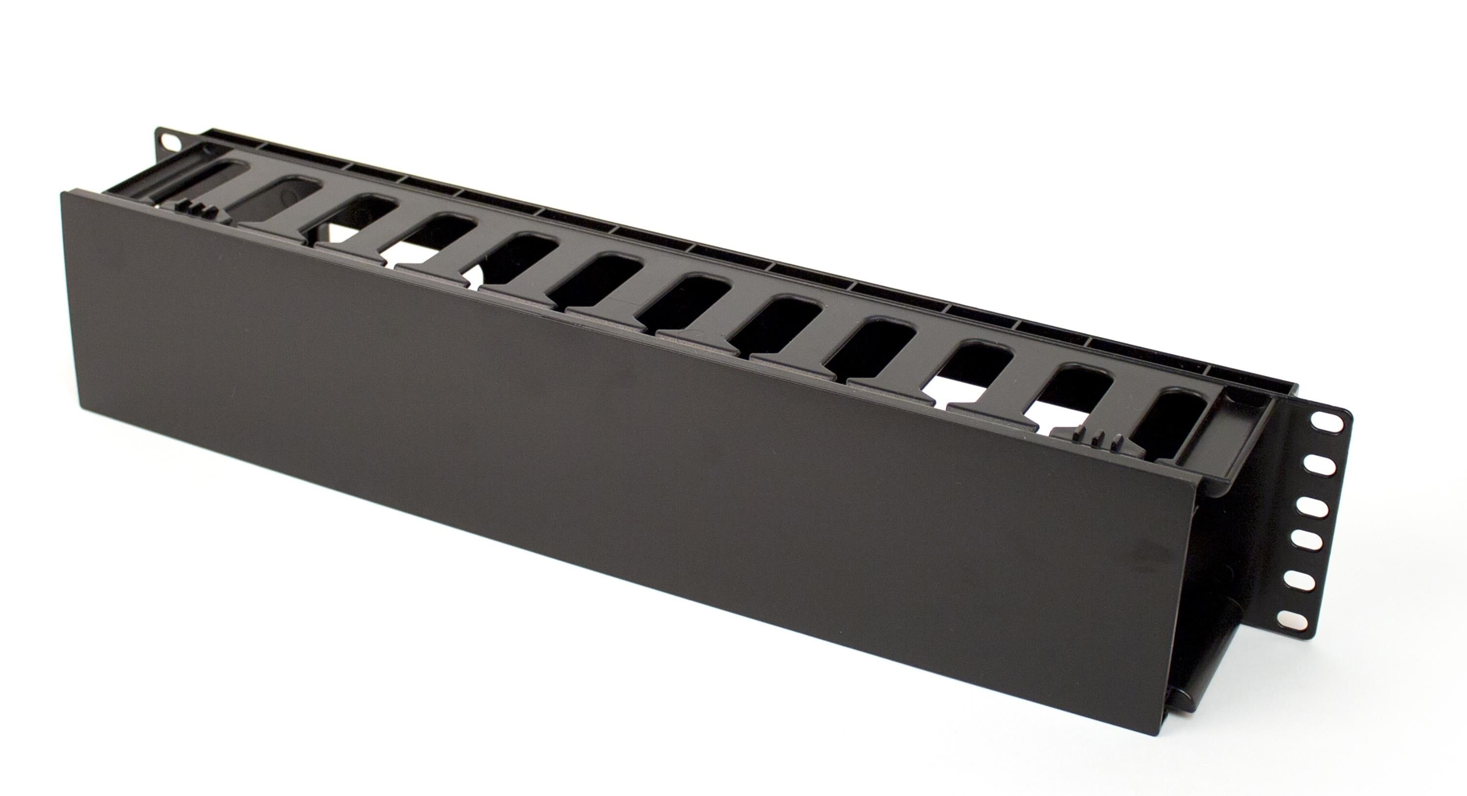 Organizador horizontal plástico de 2U - LCDT NCMC2P13