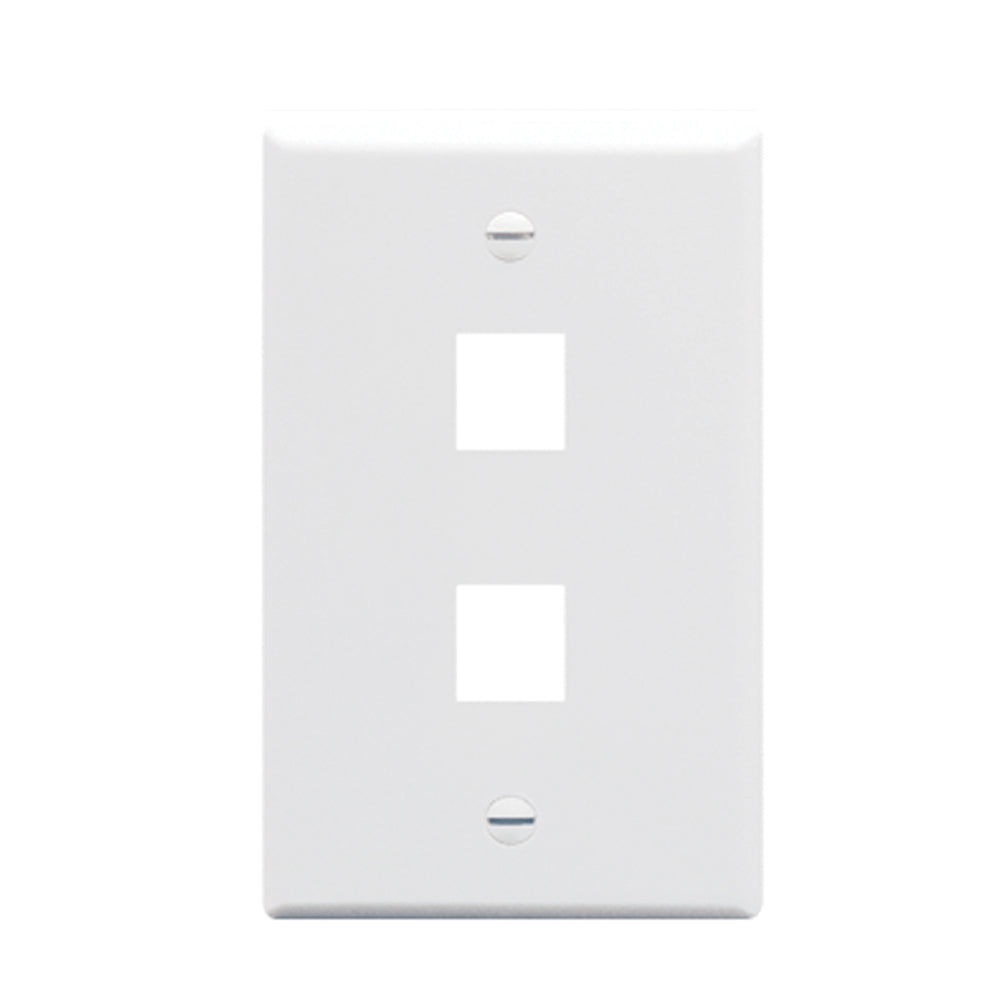 LCDT NFPF22 Tapa de pared de 2 puertos