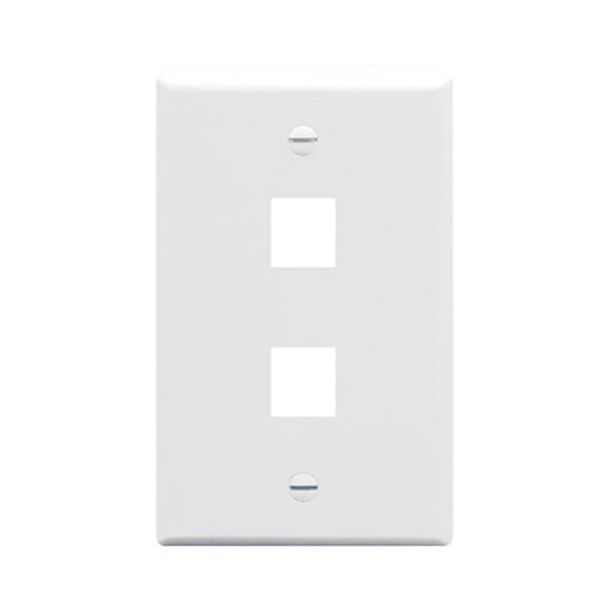 LCDT NFPF22 Tapa de pared de 2 puertos