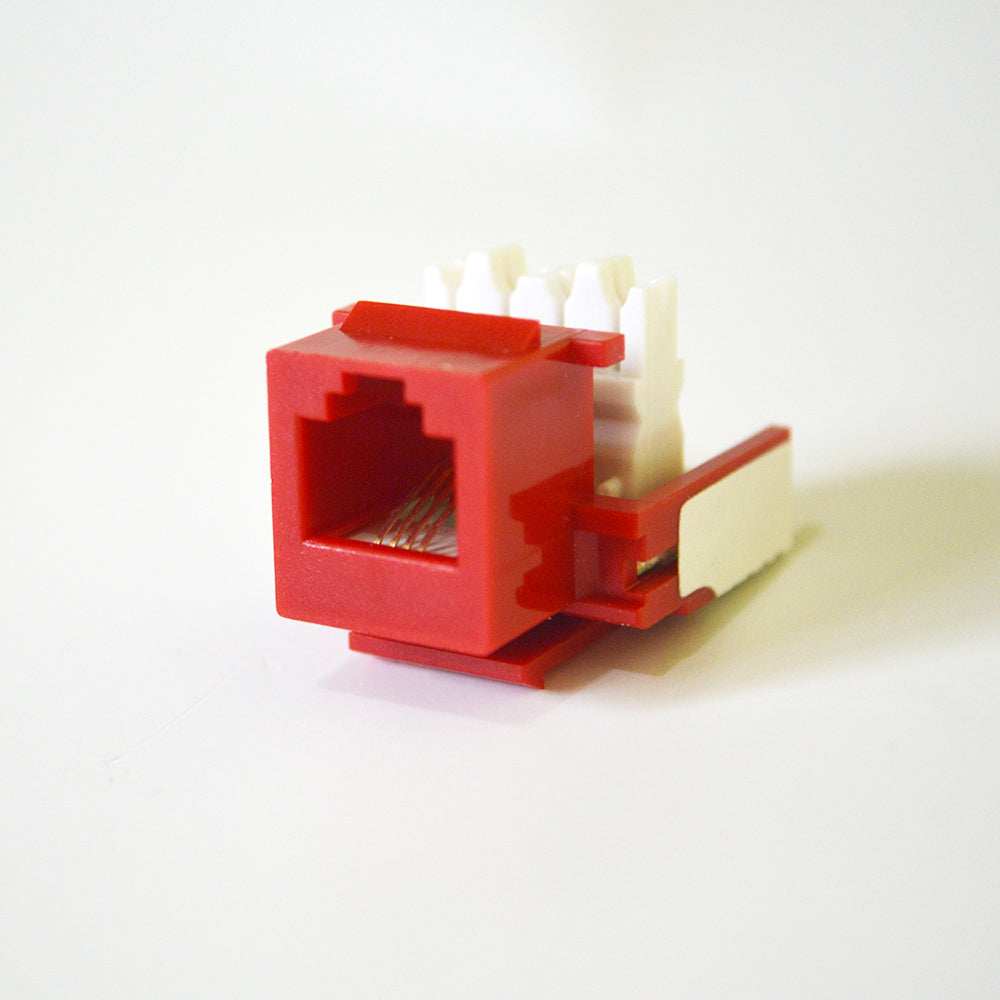 LCDT NKJAP3R Jack modular CAT3 rojo