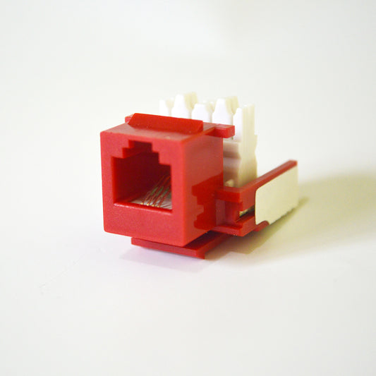 LCDT NKJAP3R Jack modular CAT3 rojo
