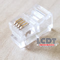 Conector modular RJ-9 4P4C, para handset - LCDT NMP44