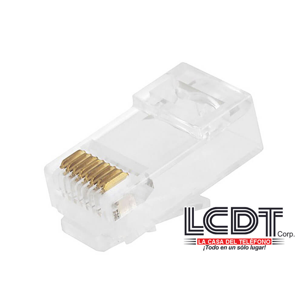 Plug modular UTP RJ45 para CAT6A – Accesorios para Redes en Panamá