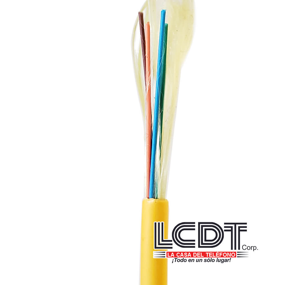 Pie de fibra óptica monomodo 4 filamentos – LCDT GJPFJV-4B1
