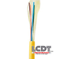 Cable de fibra óptica monomodo 4 filamentos, por pie
