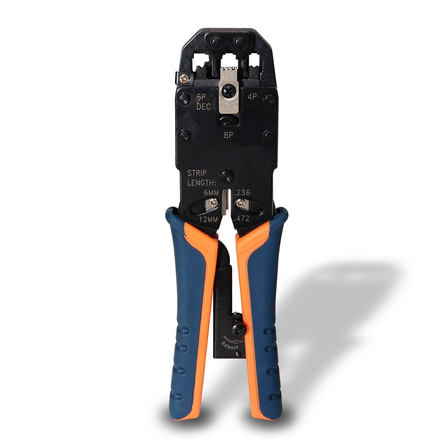 Pinza ratchet para crimpeo de RJ45 RJ12 RJ11 RJ9