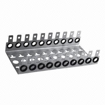 Soporte metálico para regleta krone, 100 pares - KUWES MF-100