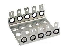 Soporte metálico para regleta krone, 50 pares - KUWES MF-50