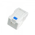 Caja de montaje superficial con obturador de 1 puerto en color blanco – KS-SMBT Kuwes