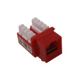 Jack modular CAT6 rojo KUWES AKL-28-2624-12RD