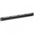 Patch panel de 24 puertos para redes CAT6 – Kuwes AKS24T-KAA-C6C/BK