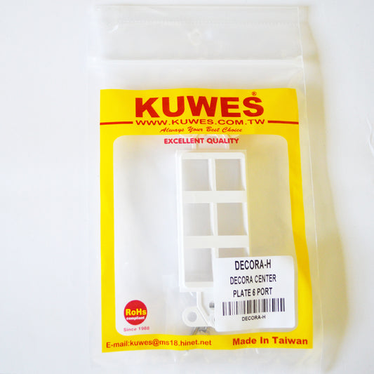 KUWES DECORA-H – Inserto decora de 6 puertos