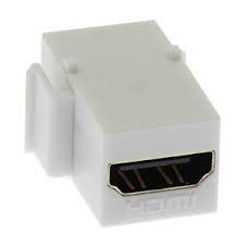 Módulo inserto HDMI en color blanco - KUWES KSNT-MODULE-HDMI