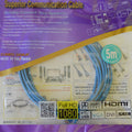 Patch Cord UTP CAT5e Azul de 5M ultra delgado - KUWES UC5E-5M-BL}