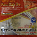 Patch Cord UTP CAT6 gris de 5M, 99.997% cable libre de oxígeno - KUWES UTP-P6-5G