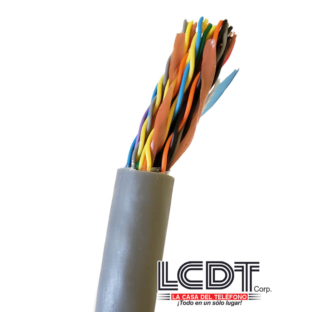 Pie de Cable 25 pares CAT5 - KUWES CAT5-25P