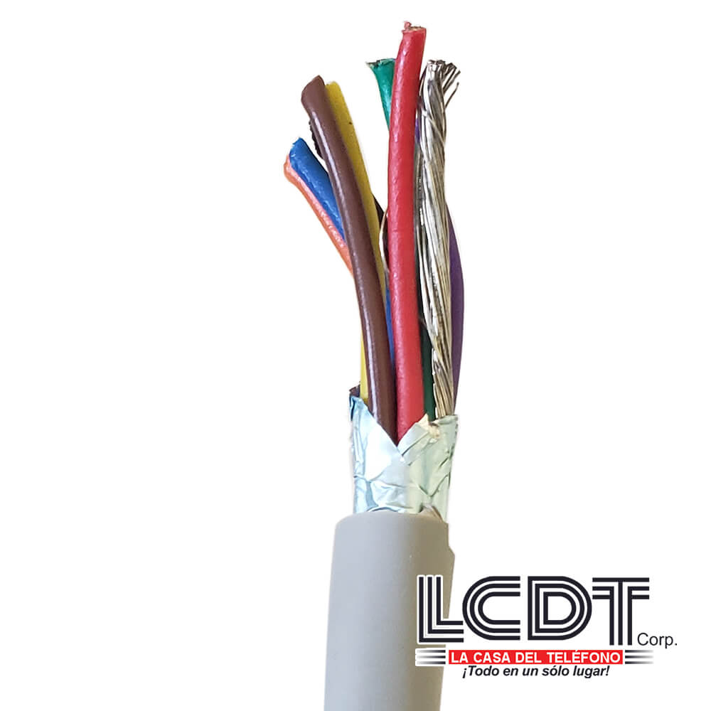 Pie de cable blindado 6C 18AWG – KUWES KS-18A-6C