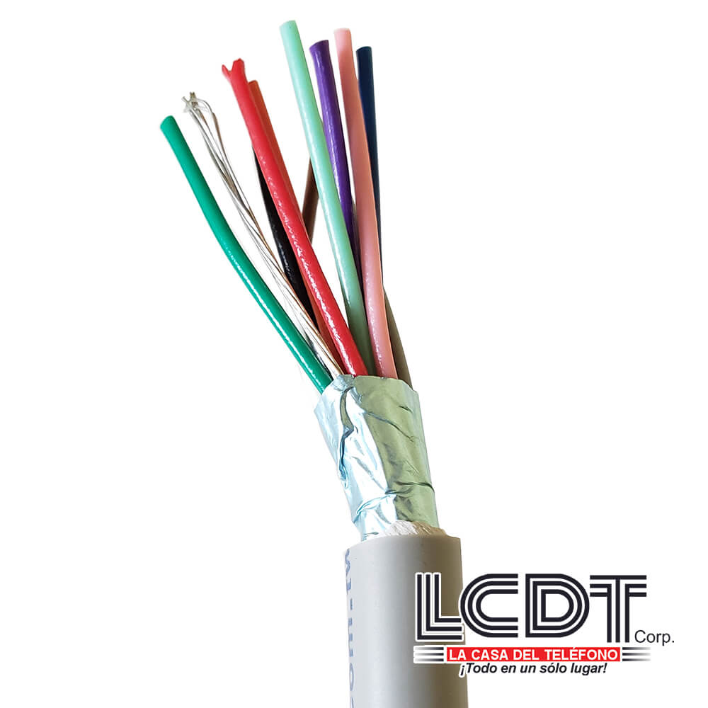 Pie de cable blindado 12C 22AWG – KUWES KS-22A-12C