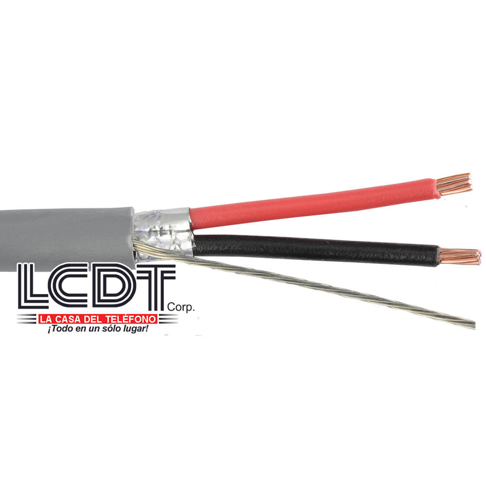 Pie de cable blindado 2C 22AWG – KUWES KS-22A-2C