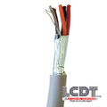 Cable blindado 4 conductores 22AWG + GRD, por pie