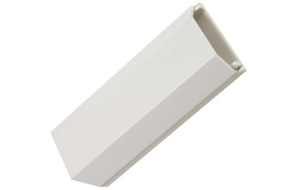Canaleta plástica, 2M de largo, con adhesivo, en color blanco – KC-8