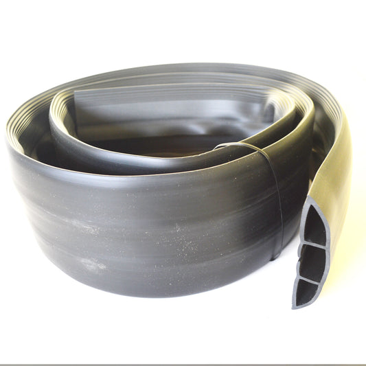 KUWES KSOR-100-BK – Moldura de piso, 100mm (ancho), 6 pies (largo), color negro