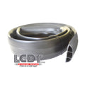 Moldura de piso color negro 6 pies y 50mm de ancho Kuwes KSOR-50-BK