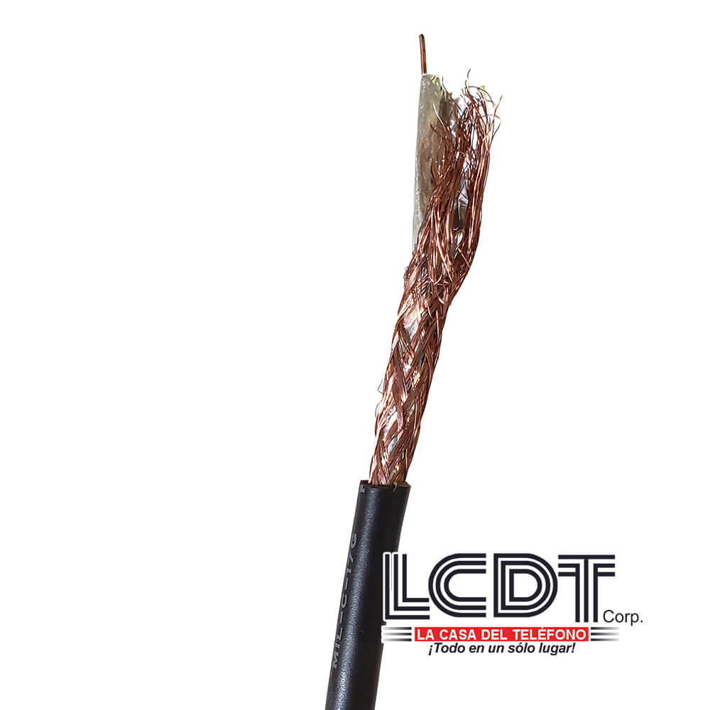 Pie de cable coaxial RG6