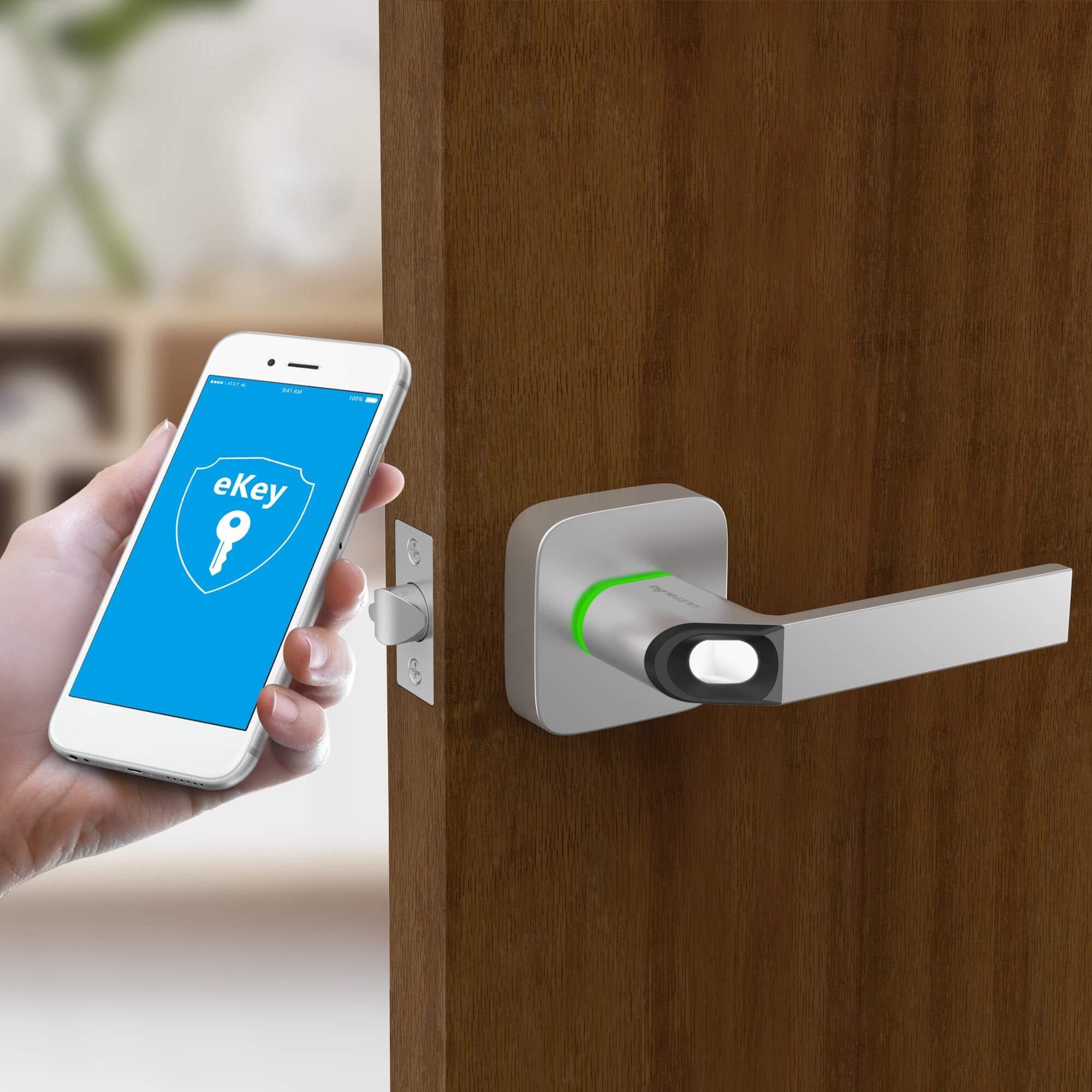 Cerradura inteligente para apertura de puerta “SIN LLAVE”, ingrese por huella, Bluetooth y lector RFID, bridge – UL1-SN & UB01 Anviz