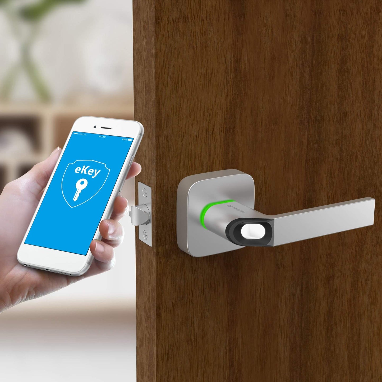 Cerradura inteligente para apertura de puerta “SIN LLAVE”, ingrese por huella, Bluetooth y lector RFID, bridge – UL1-SN & UB01 Anviz