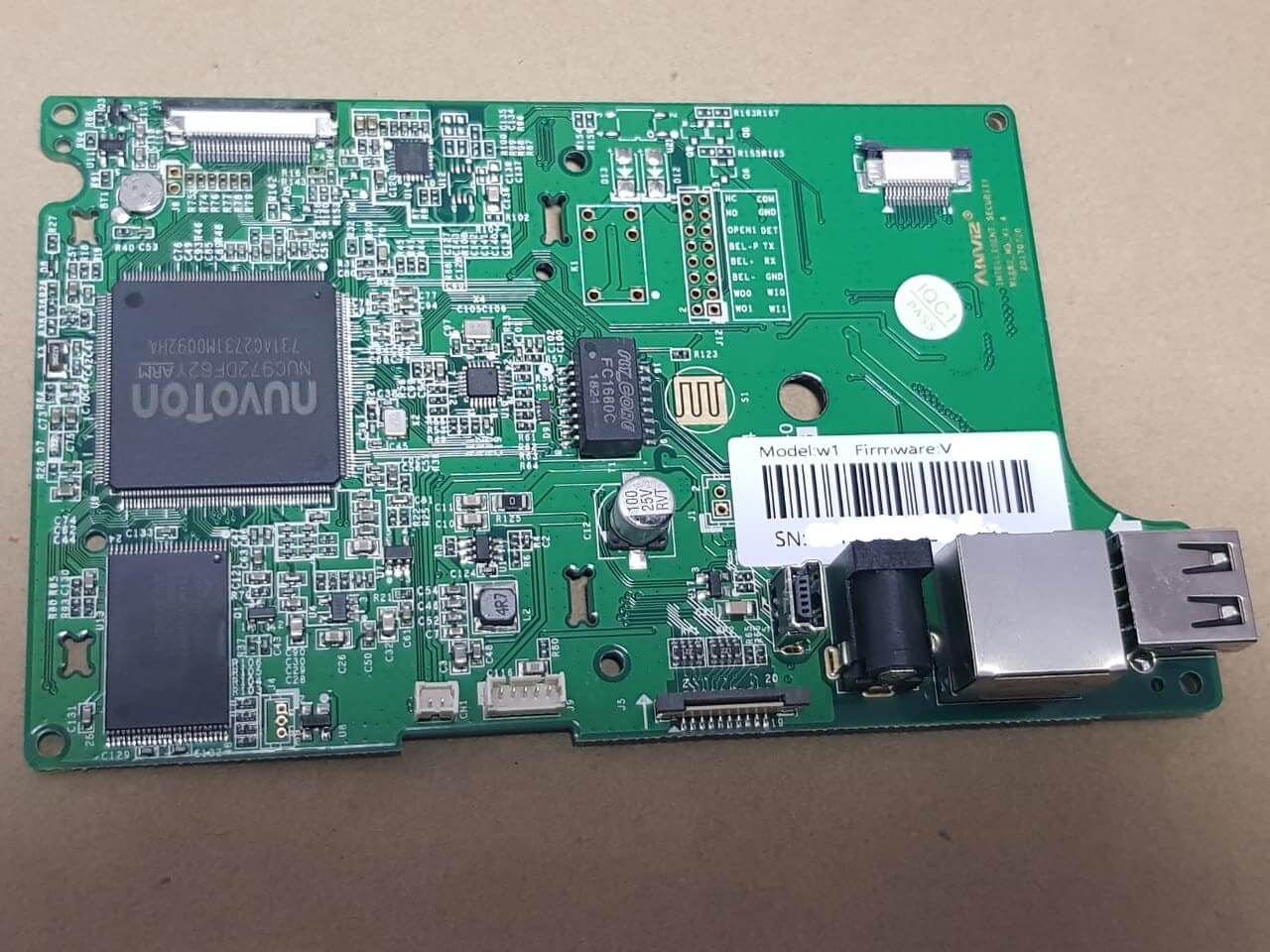Tarjeta Madre para Control de Asistencia W1 – Anviz