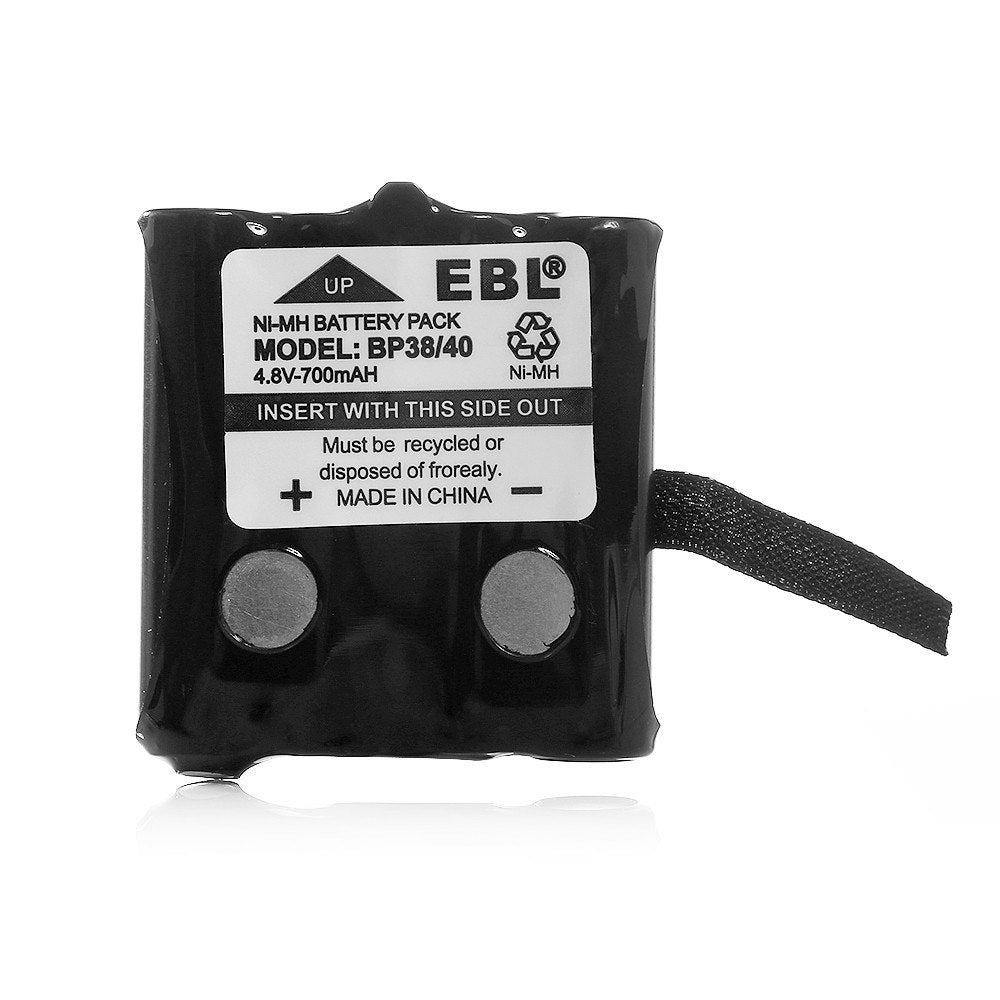 Batería BP-38 BP-40 de reemplazo para Walkie-Talkies, capacidad de 4.8V 700MAh