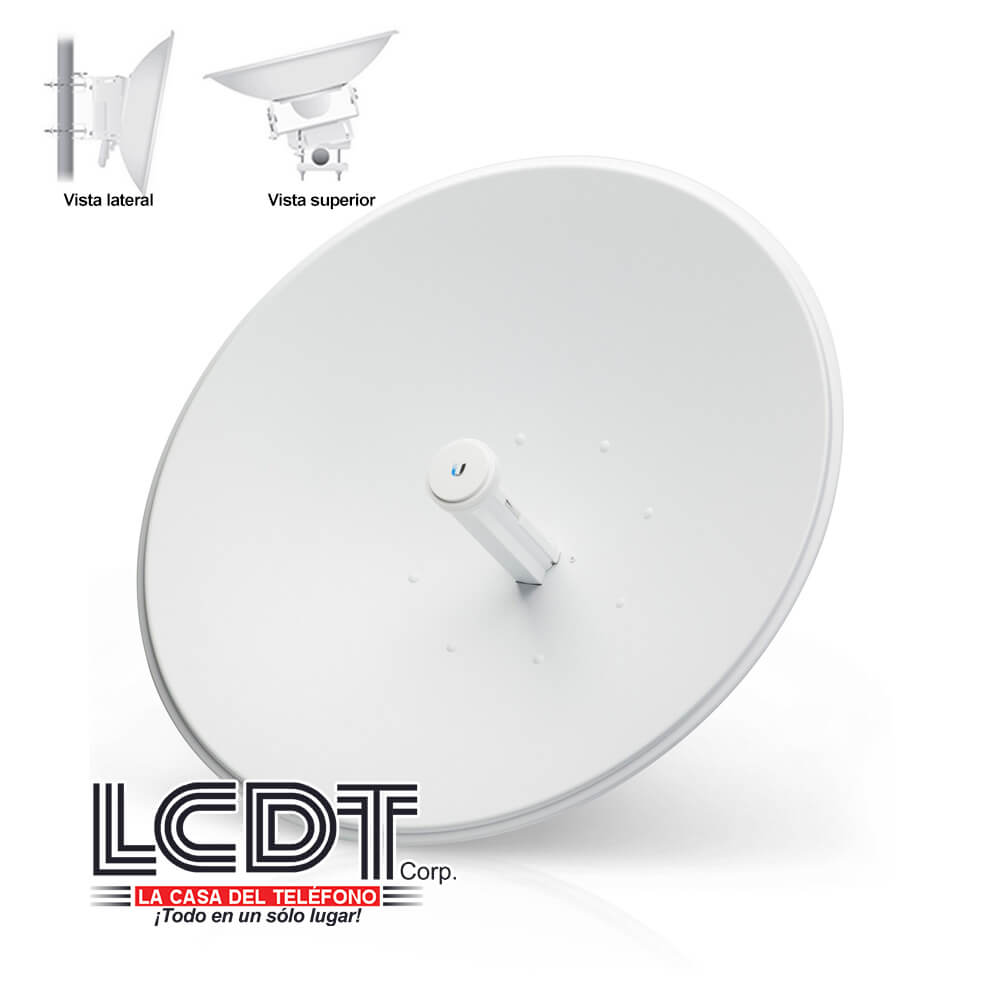 Unifi PowerBeam 5AC 620 – CPE airMAX tipo plato, 5Ghz, 29dbi