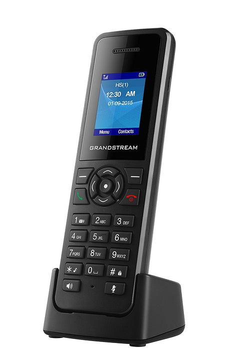 Teléfono IP Inalámbrico Grandstream DP720 soporta hasta 10 cuentas SIP, audio FULL HD.  Para registrarse en estación base DP750