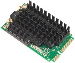 Tarjeta MiniPCI-express, 2 Ghz, 802.11b/g/n dual chain, 2x MMCX – R11e-2HPnD Mikrotik